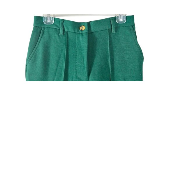 Urban Outfitters Medium Women's Trousers Knit Flare High-Rise Kelly Green NWT - Picture 4 of 9